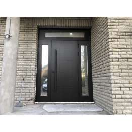 НАШІ РОБОТИ Вхідні двері металеві в квартиру з МДФ накладками